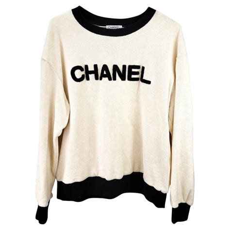 vintage chanel pullover|Chanel pullover hoodie.